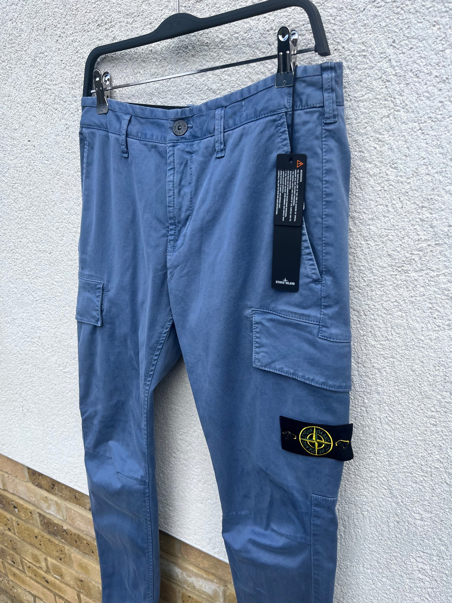 Stone Island T.CO + Old Cargo Trousers 3D- Look (Avio Blue)