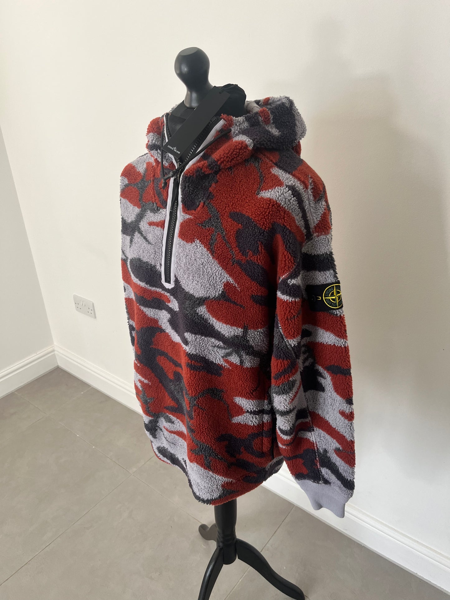 Stone Island Heritage Camo Fleece Hoodie (Camo)