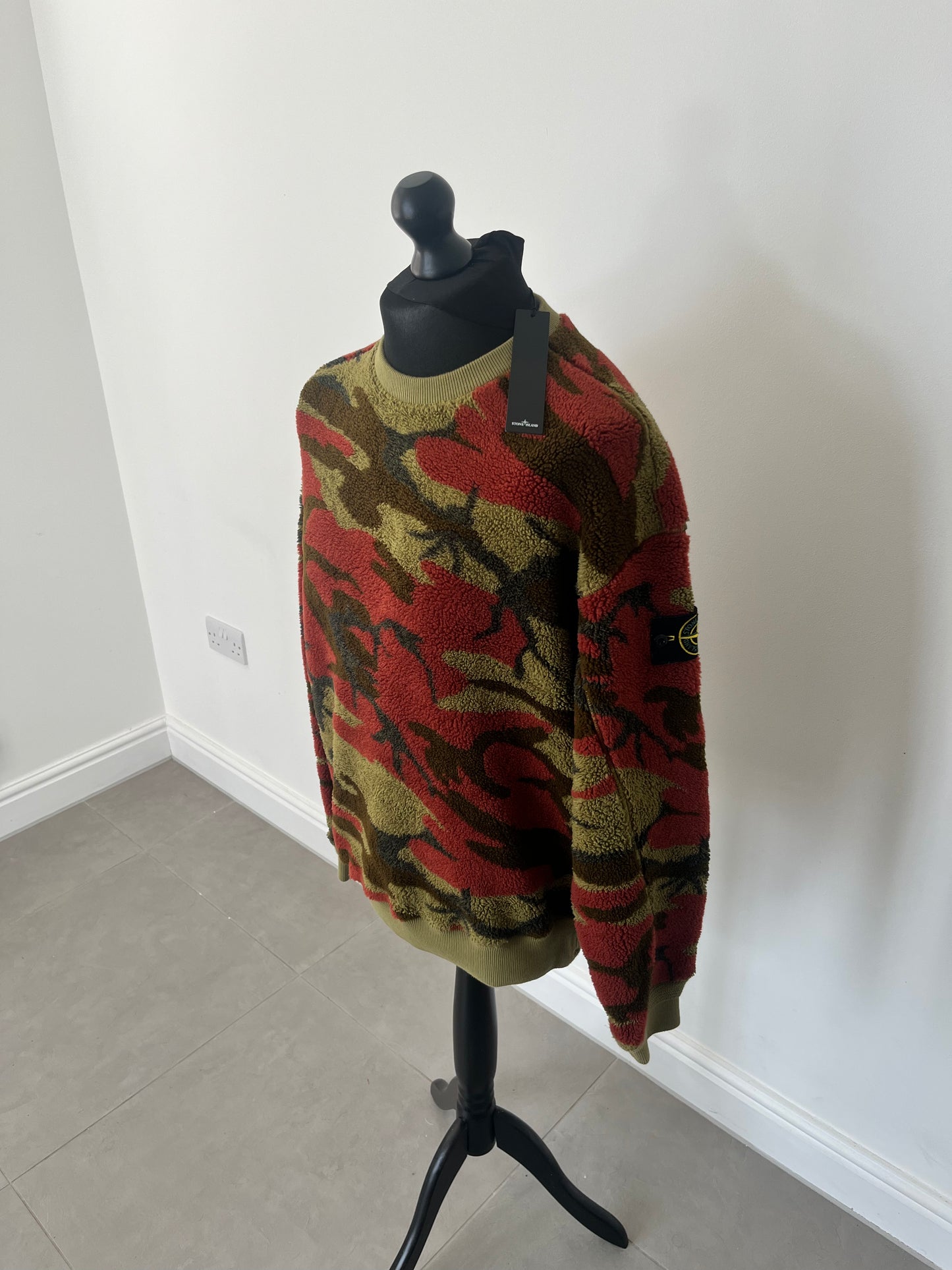 Stone Island Heritage Camo Fleece Sweatshirt (Camo)