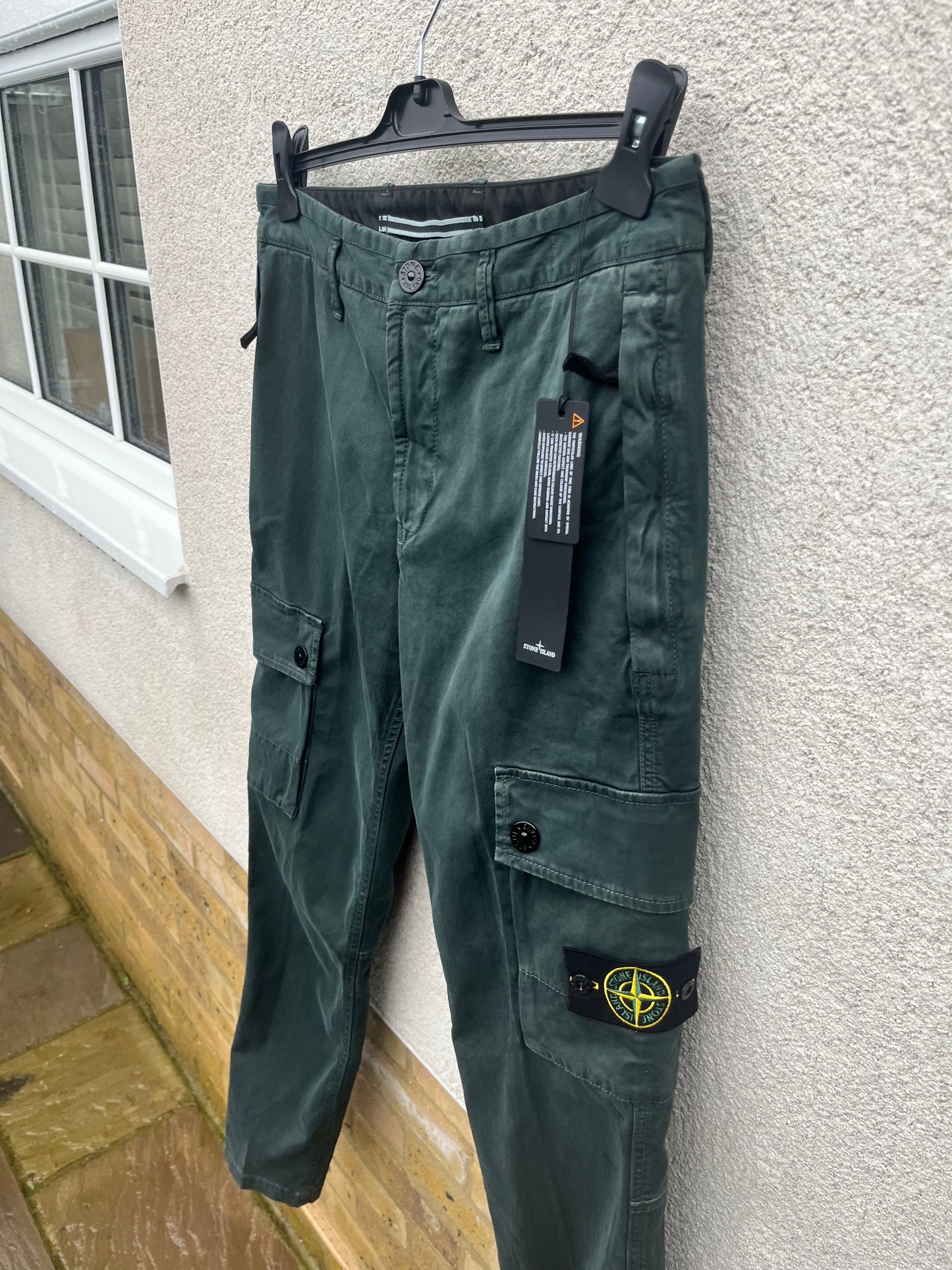 Stone Island T.CO + Old Cargo Trousers (Petroleum)