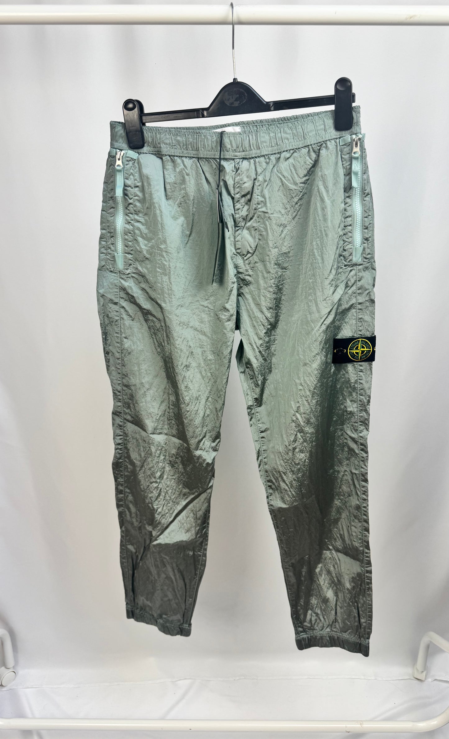 Stone Island Nylon Metal In Econyl Pants (Light Blue)