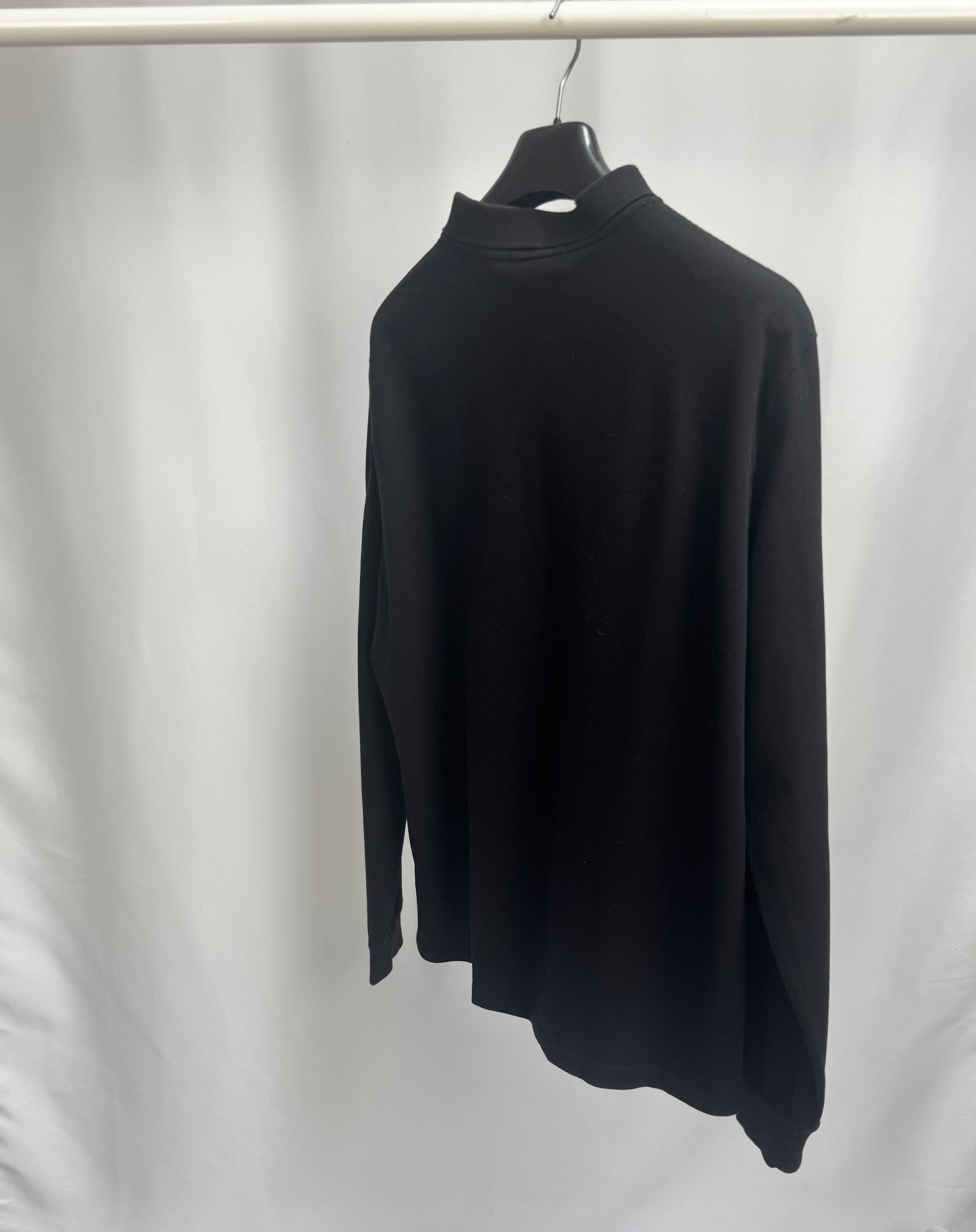 Stone Island Stellina Long Sleeve Polo (Black)