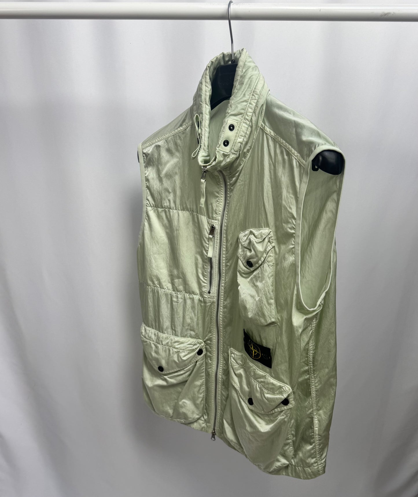 Stone Island Nylon Raso-TC Gilet (Mint)