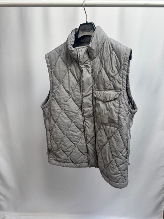Stone Island Ghost Nylon Smerigliato With Primaloft Insualtion Vest (Grey)