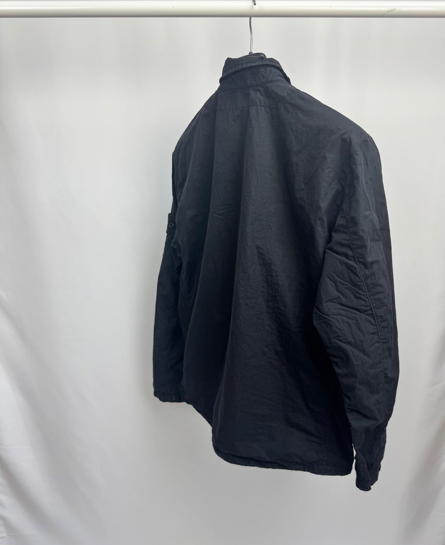 Stone Island Ghost Resin Overshirt (Black)