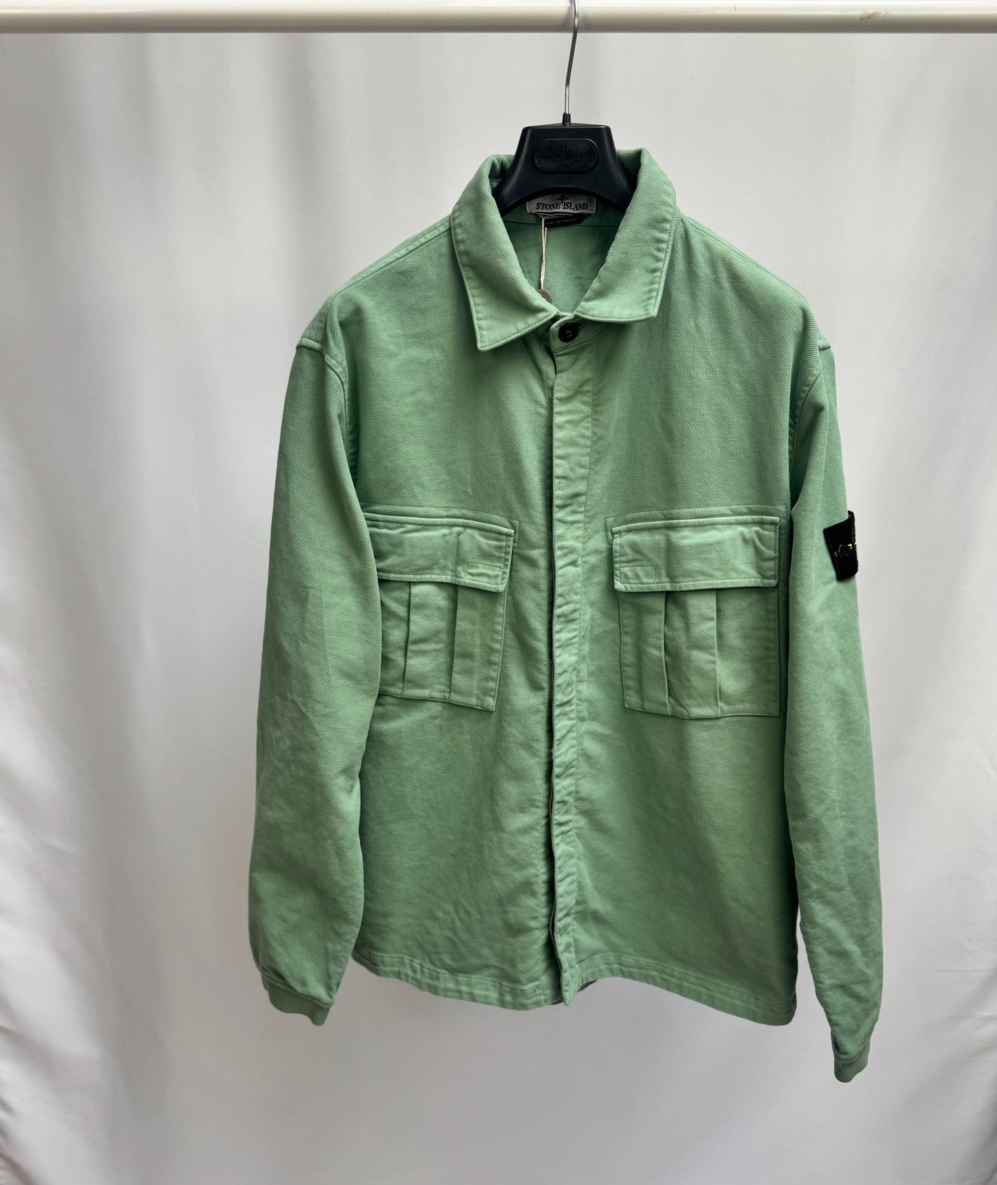 Stone Island Moleskin Overshirt (Sage)