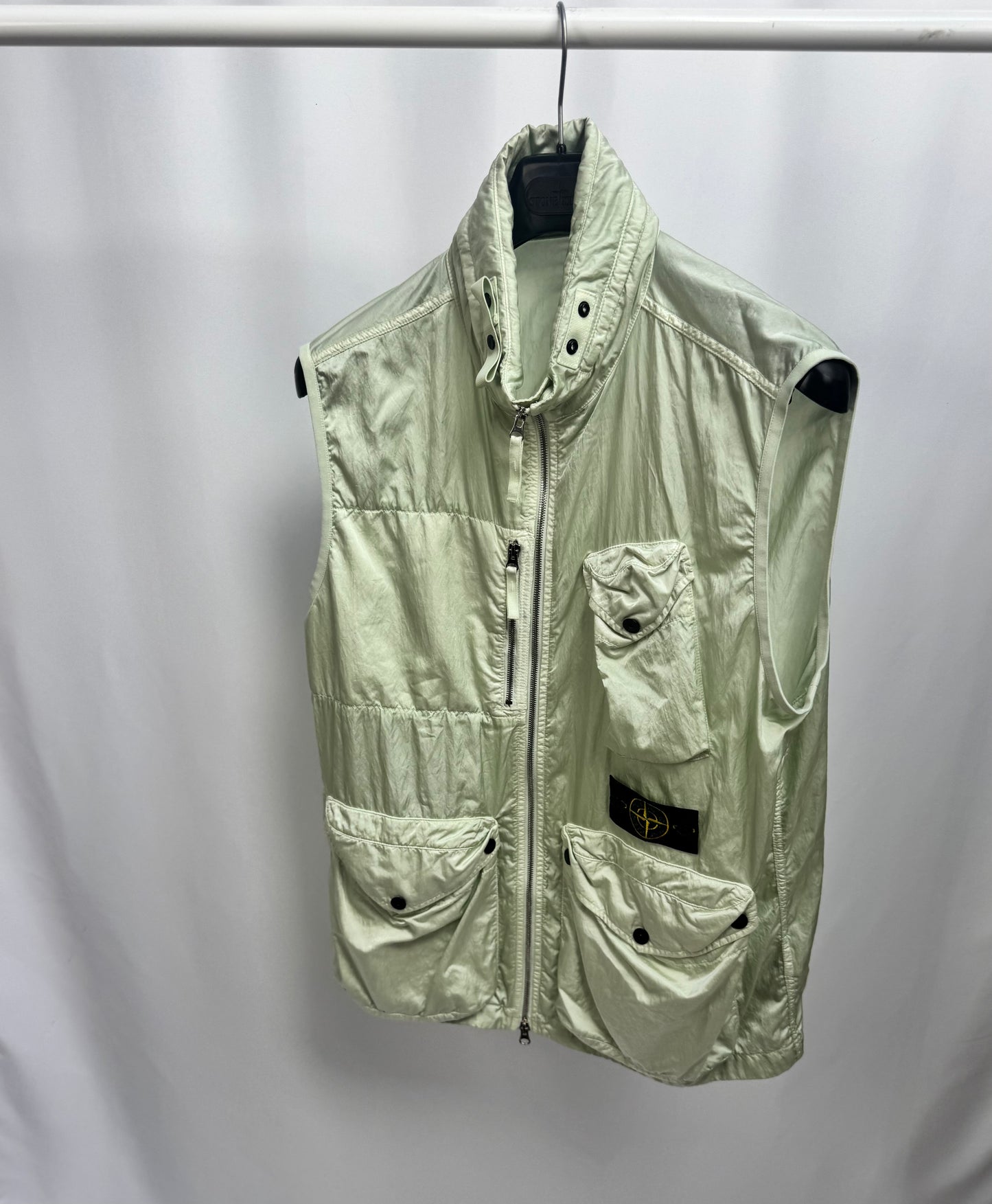 Stone Island Nylon Raso-TC Gilet (Mint)