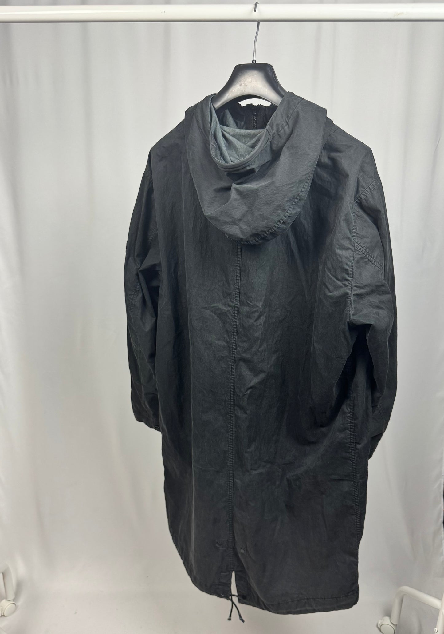 Stone Island 50 Fili Resinata Ghost Parka (Black)