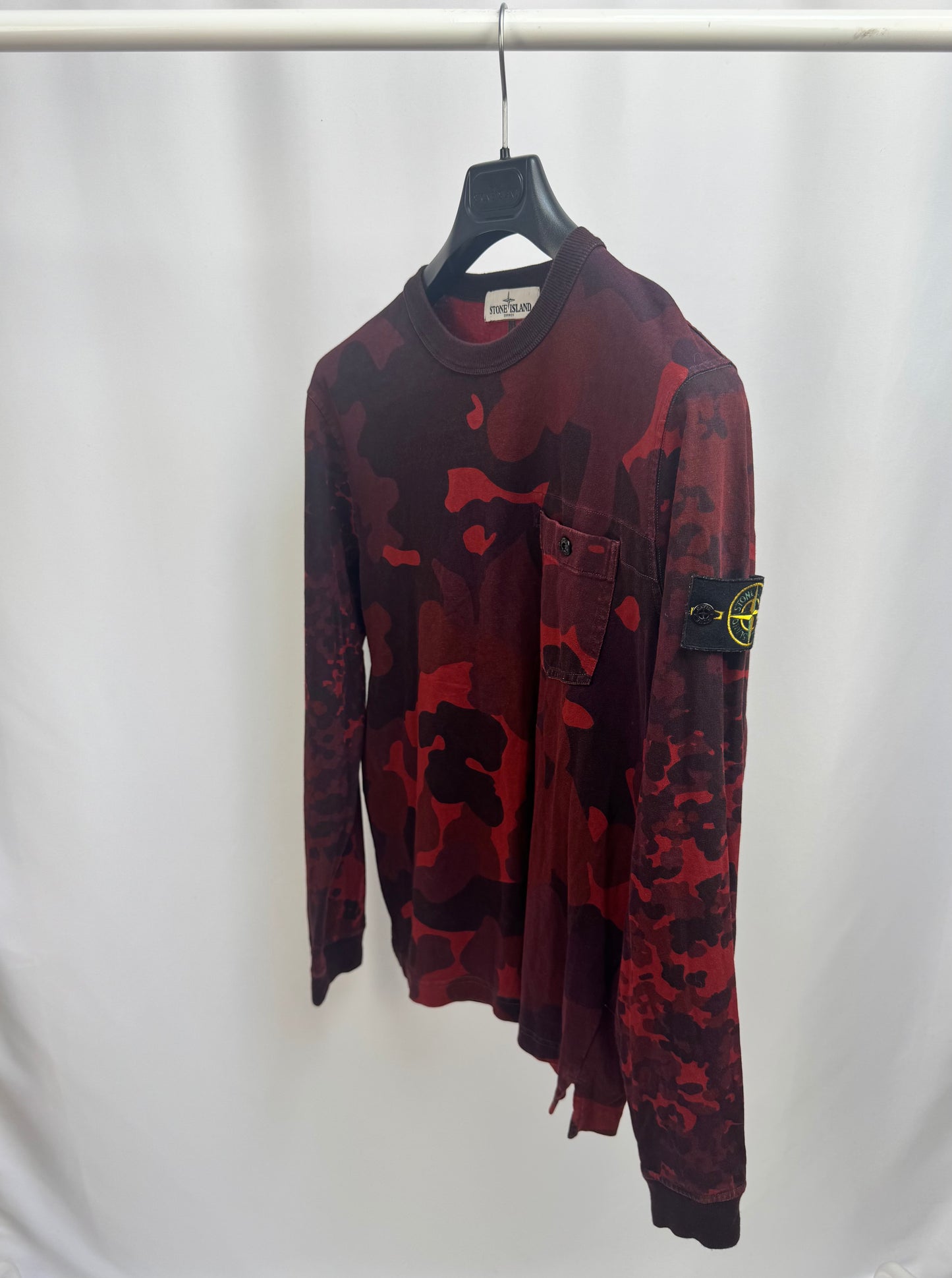 Stone Island Camo Print OVD Sweatshirt (Camo)