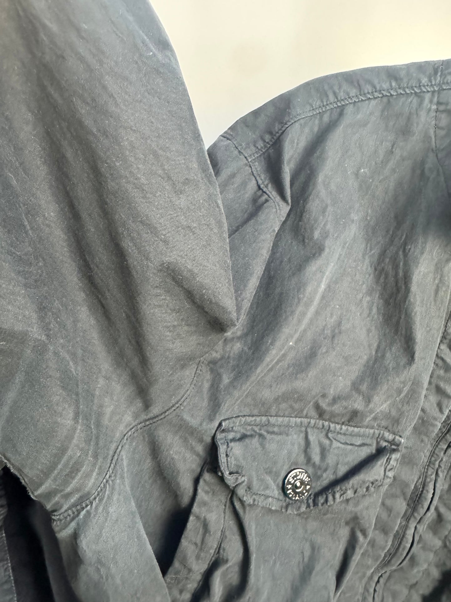 Stone Island Ghost Resin Overshirt (Black)