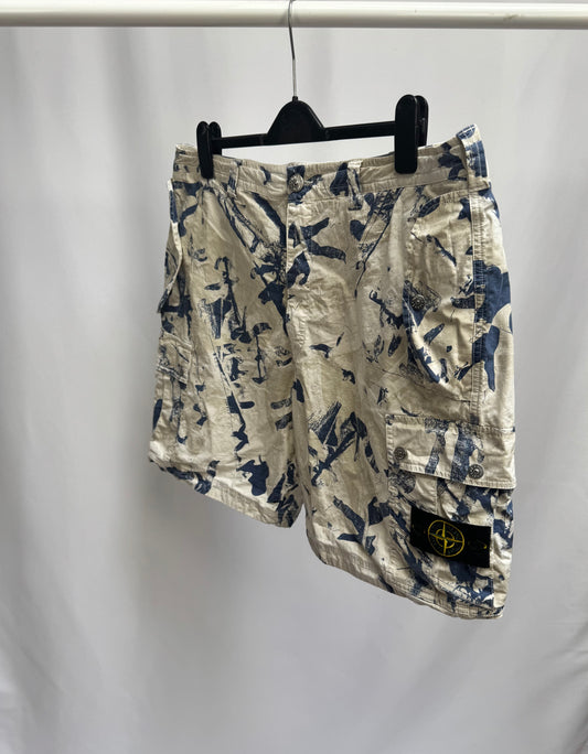 Stone Island Camouflage Desert Shorts (Camo)