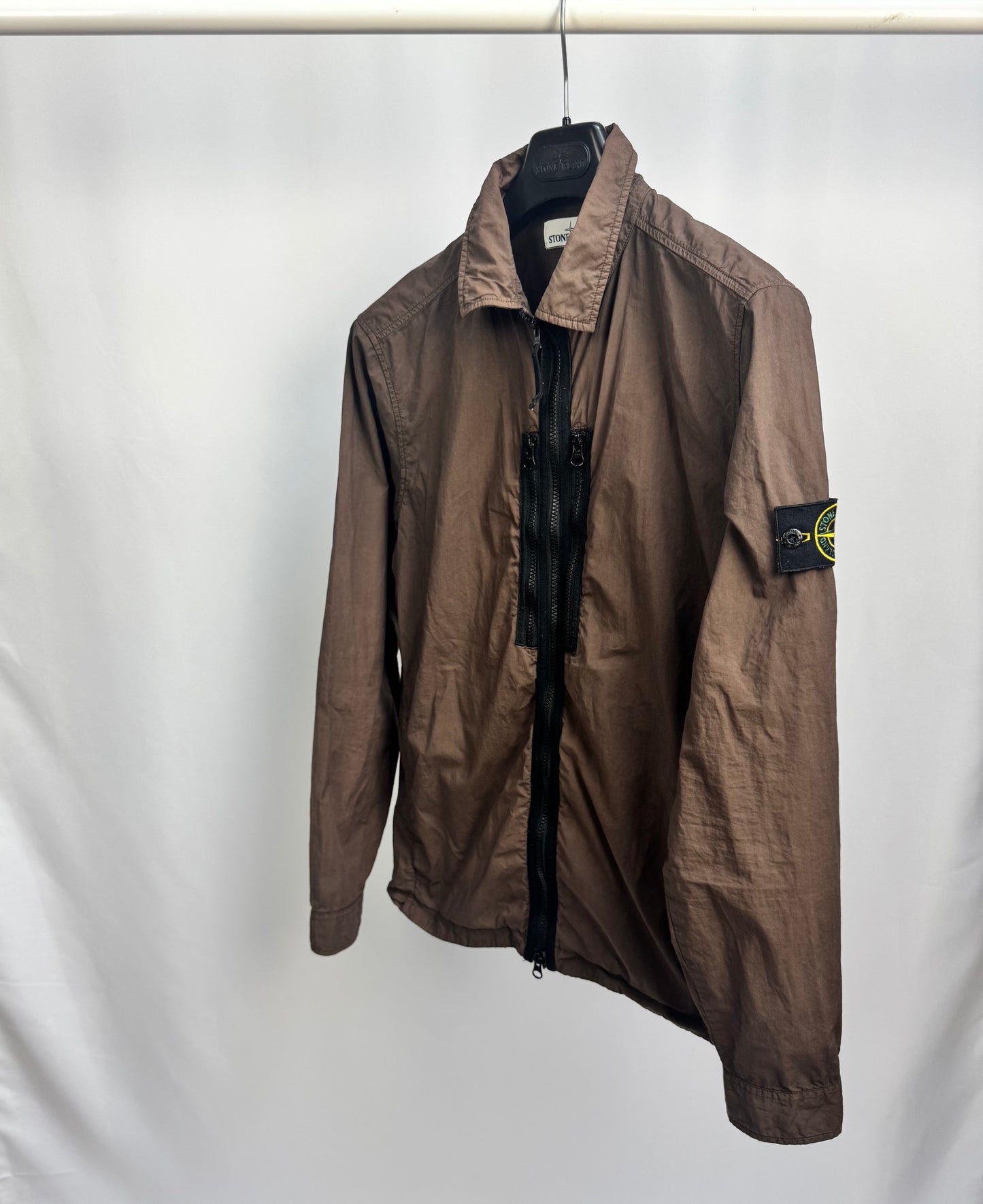 Stone Island Tela Parachute Overshirt (Brown)