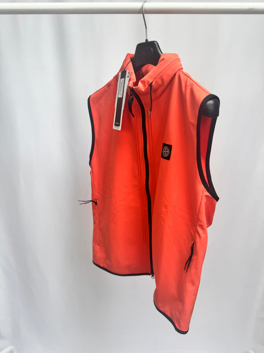 Stone Island Soft Shell-R Vest (Orange)