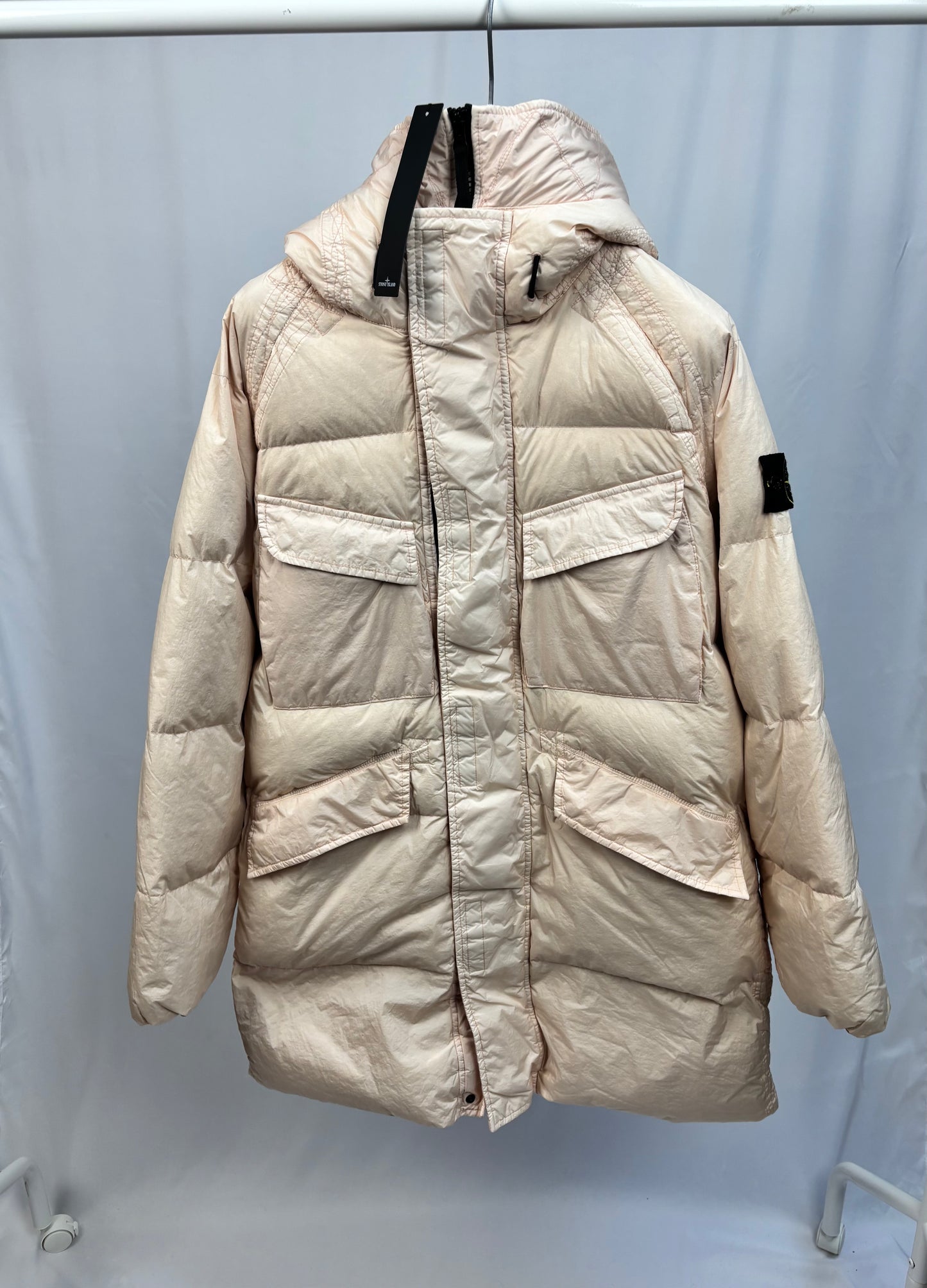 Stone Island Garment Dyed Crinkle Reps R-NY Down (Pink)