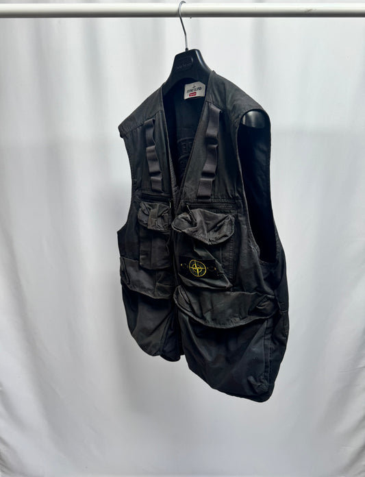 Stone Island X Supreme Cotton 2C Camo-OVD (Black)