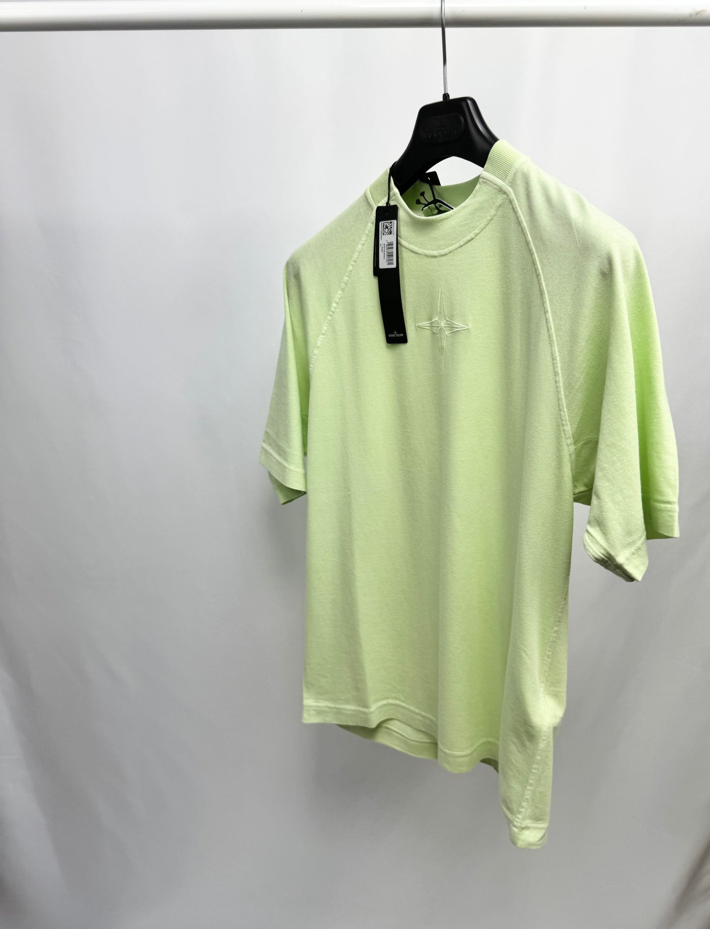 Stone Island ‘Old’ Treatment T-Shirt (Light Green)