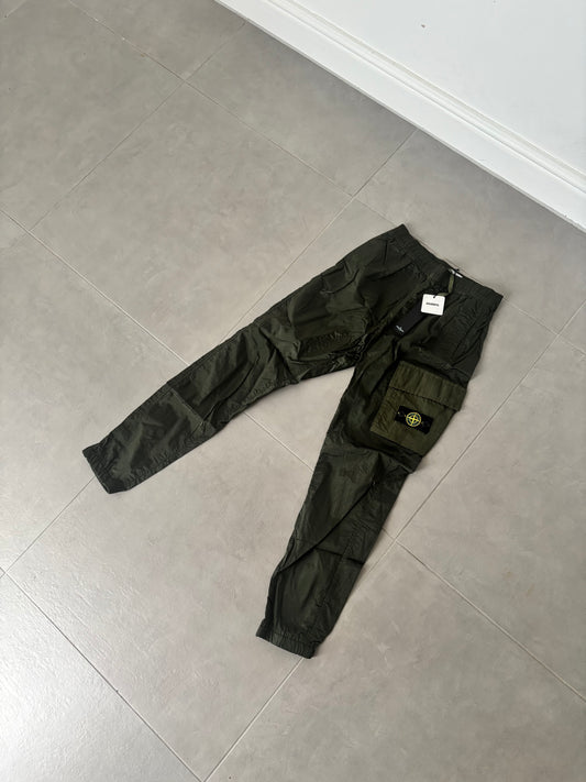 Stone Island Junior Econyl Pants (Green)