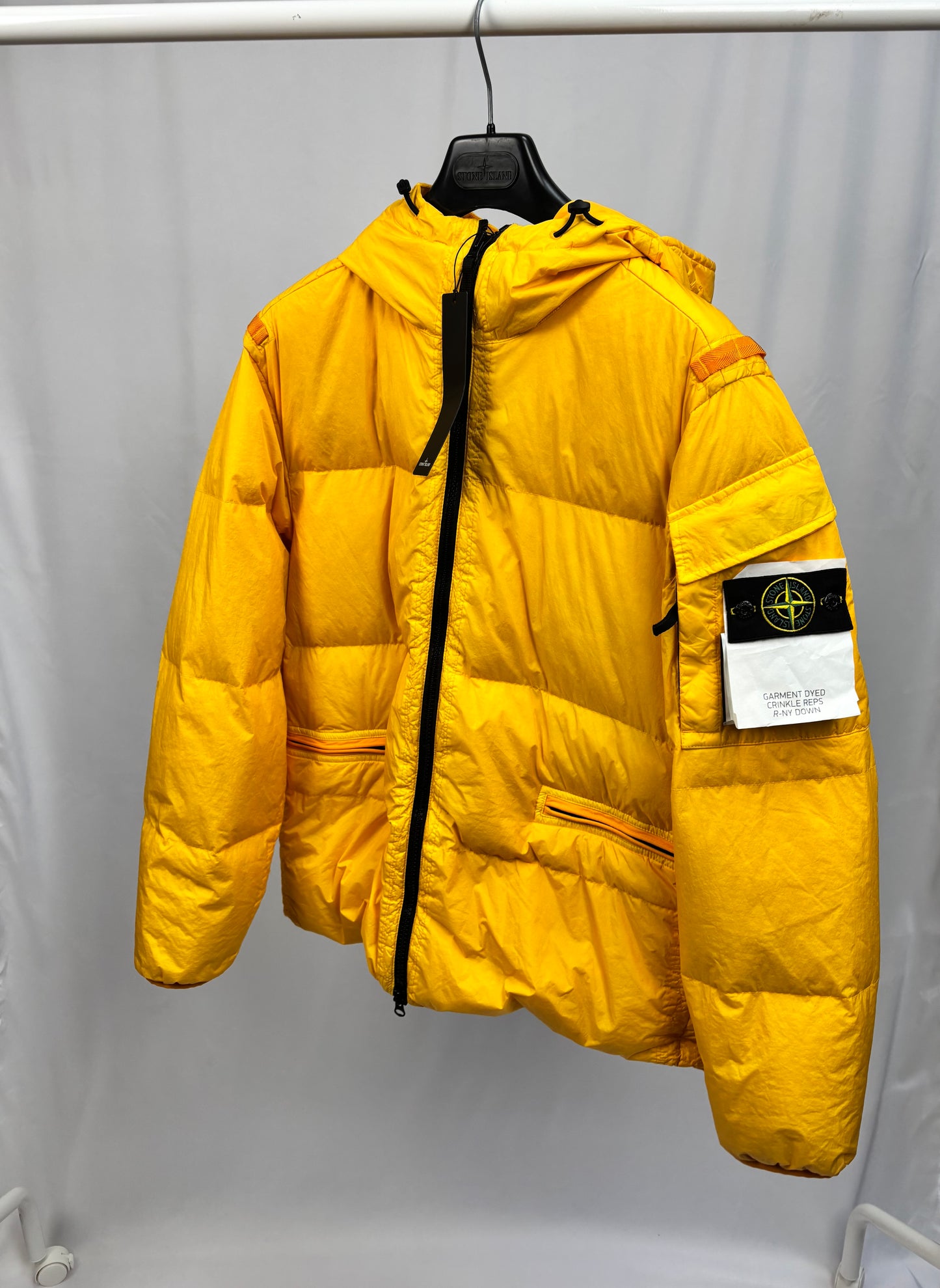 Stone Island Garment Dyed Crinkle Reps R-NY Down (Yellow)