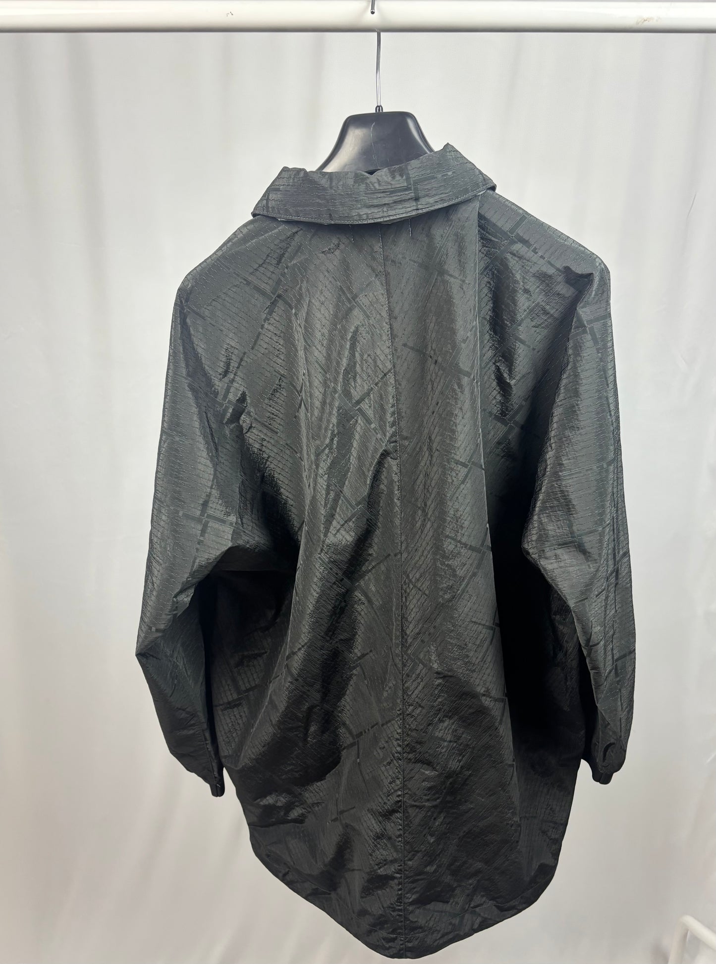 Stone Island House Check Jacquard On Nylon Watro (Black)