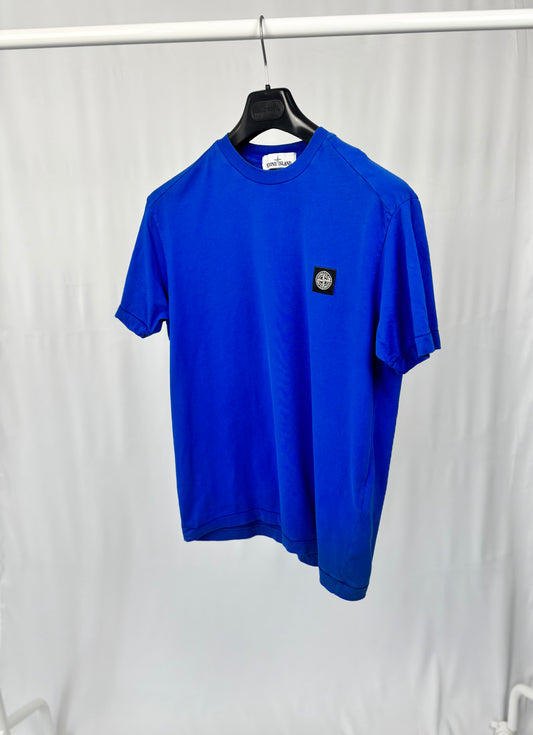 Stone Island Patch Logo T-Shirt (Blue)