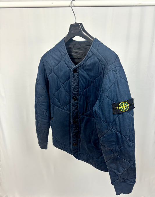 Stone Island Reversible Nylon Cotton (Navy)