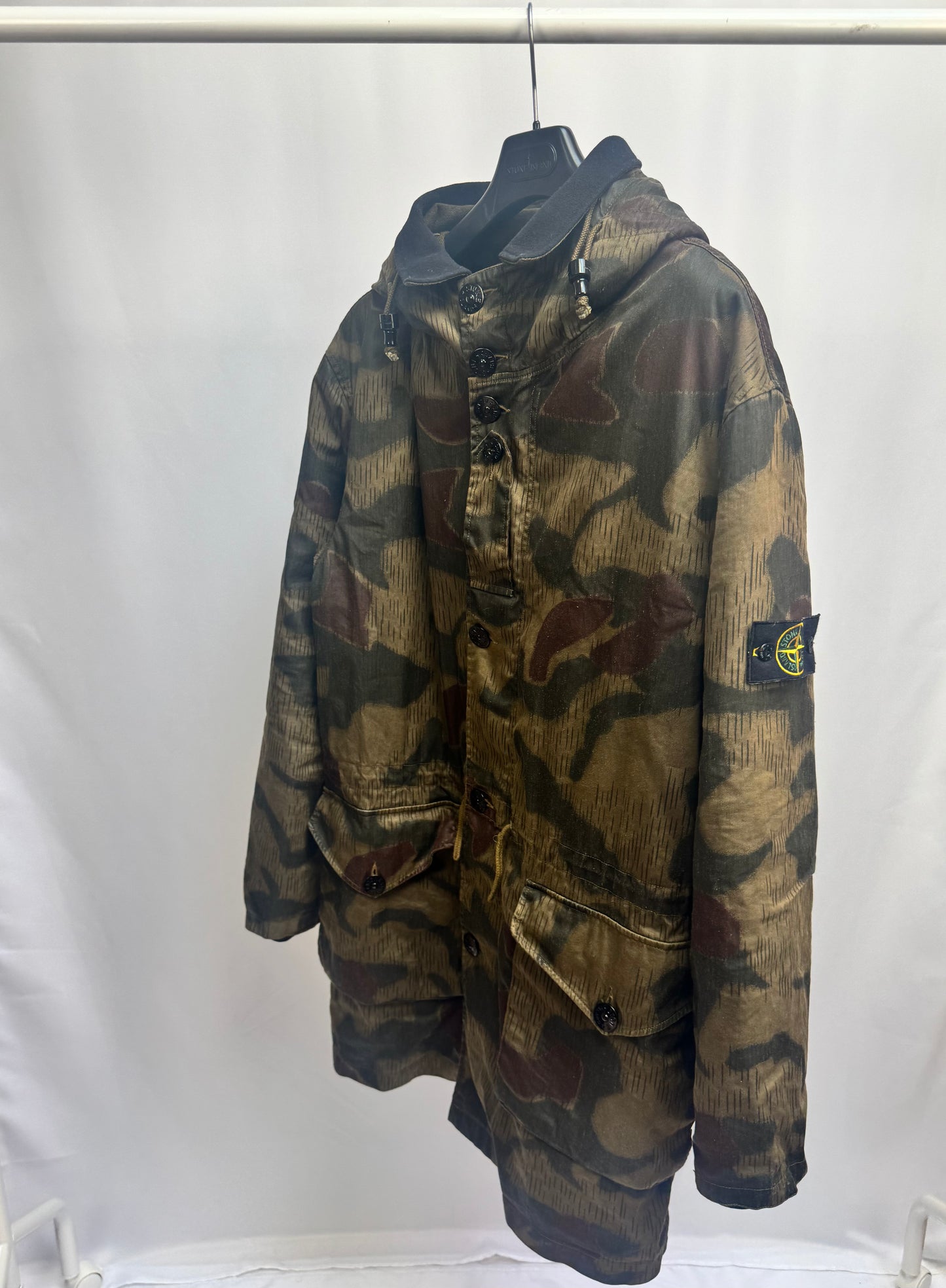 Stone Island Marsh Camouflage Parka Jacket (Camo)