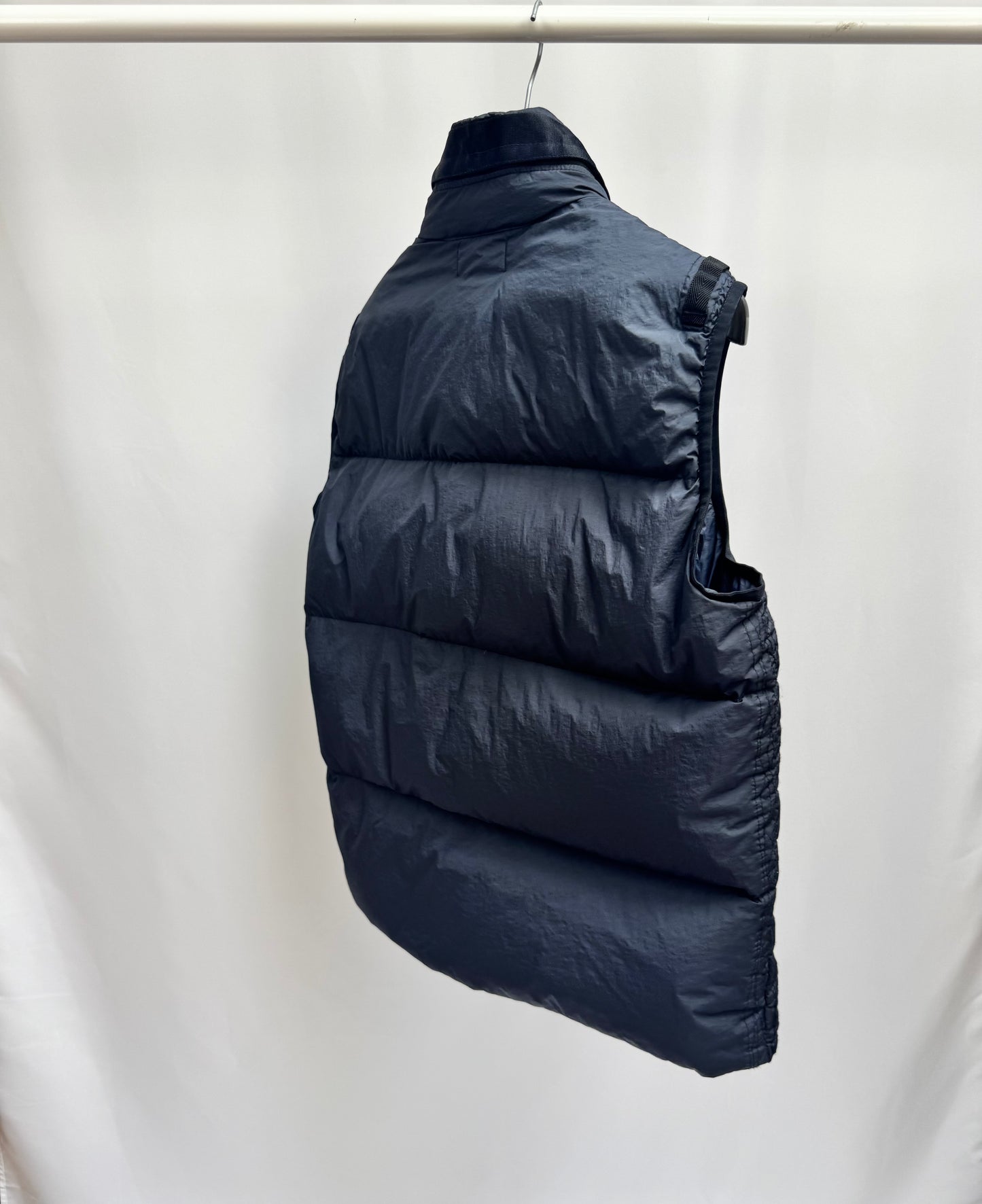 Stone Island Garment Dyed Crinkle Reps R-NY Down Gilet (Navy)