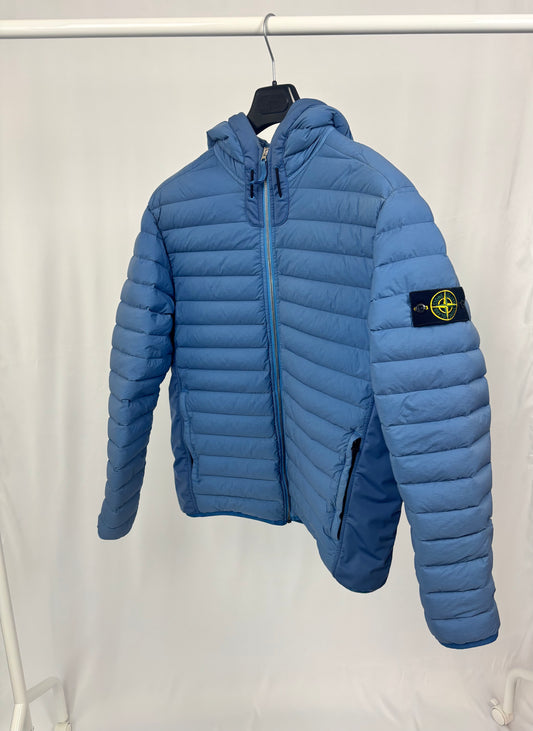 Stone Island Loom Woven Down Chambers Stretch Nylon-TC (Blue)