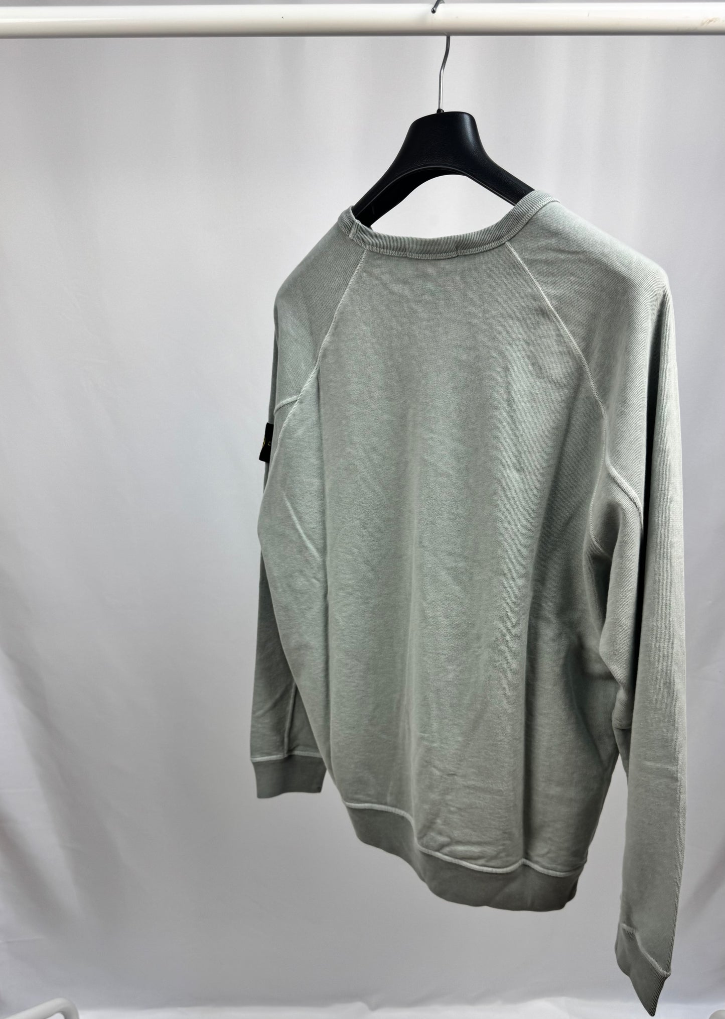 Stone Island Garment Dyed Old Effect Sweatshirt (Sky Blue)