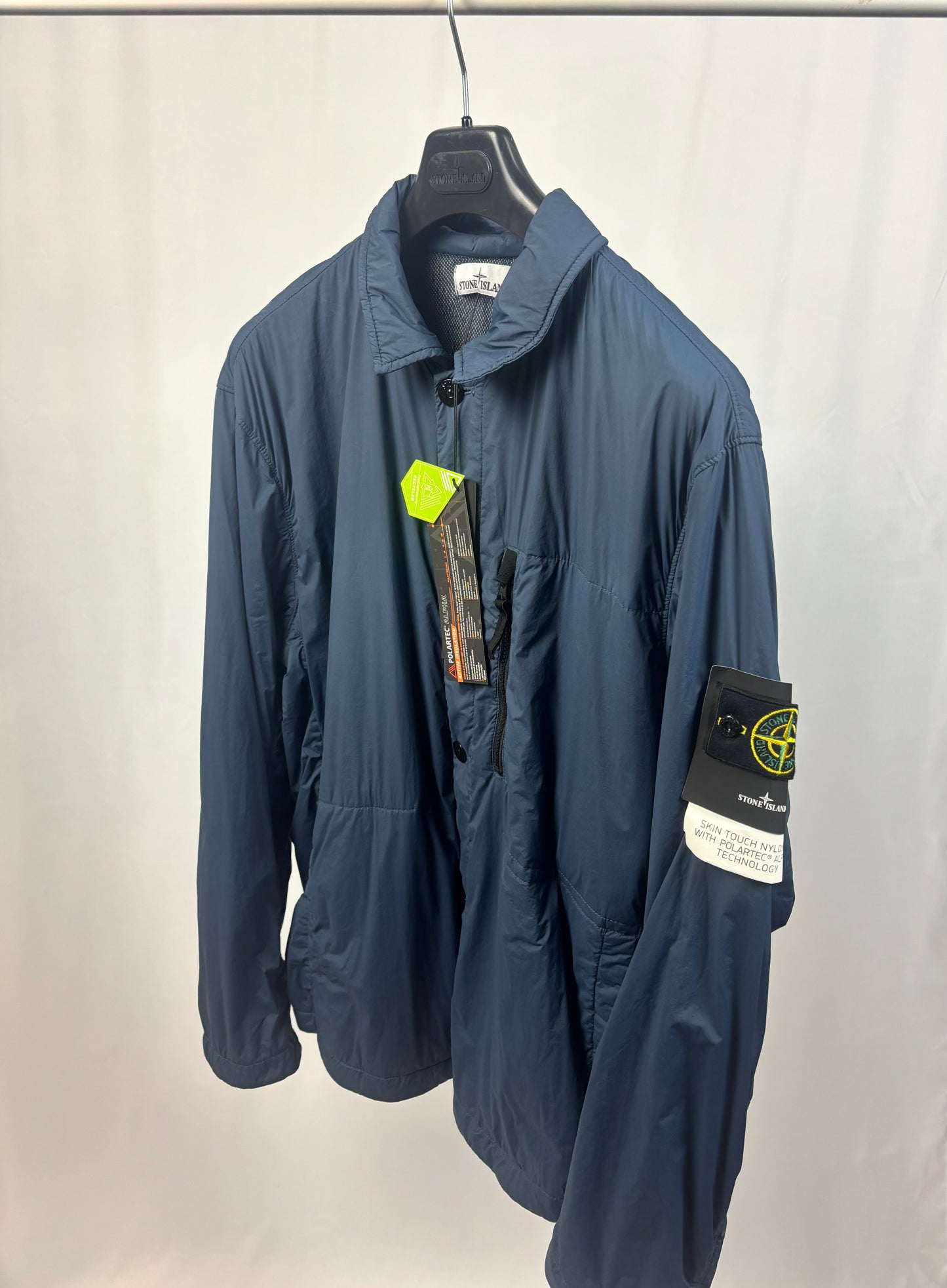Stone Island Skin Touch Nylon TC With Polartec (Navy)