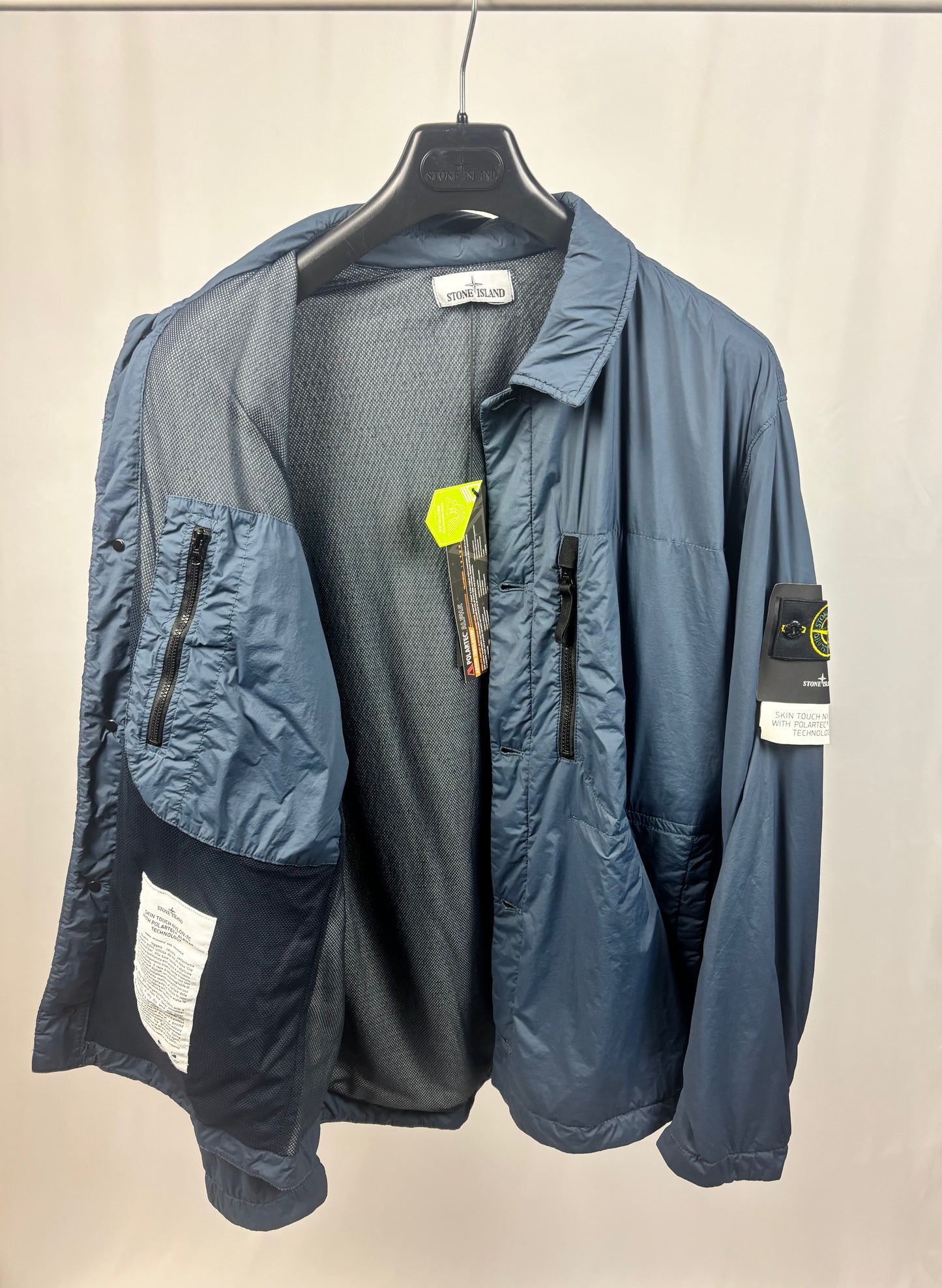 Stone Island Skin Touch Nylon TC With Polartec (Navy)