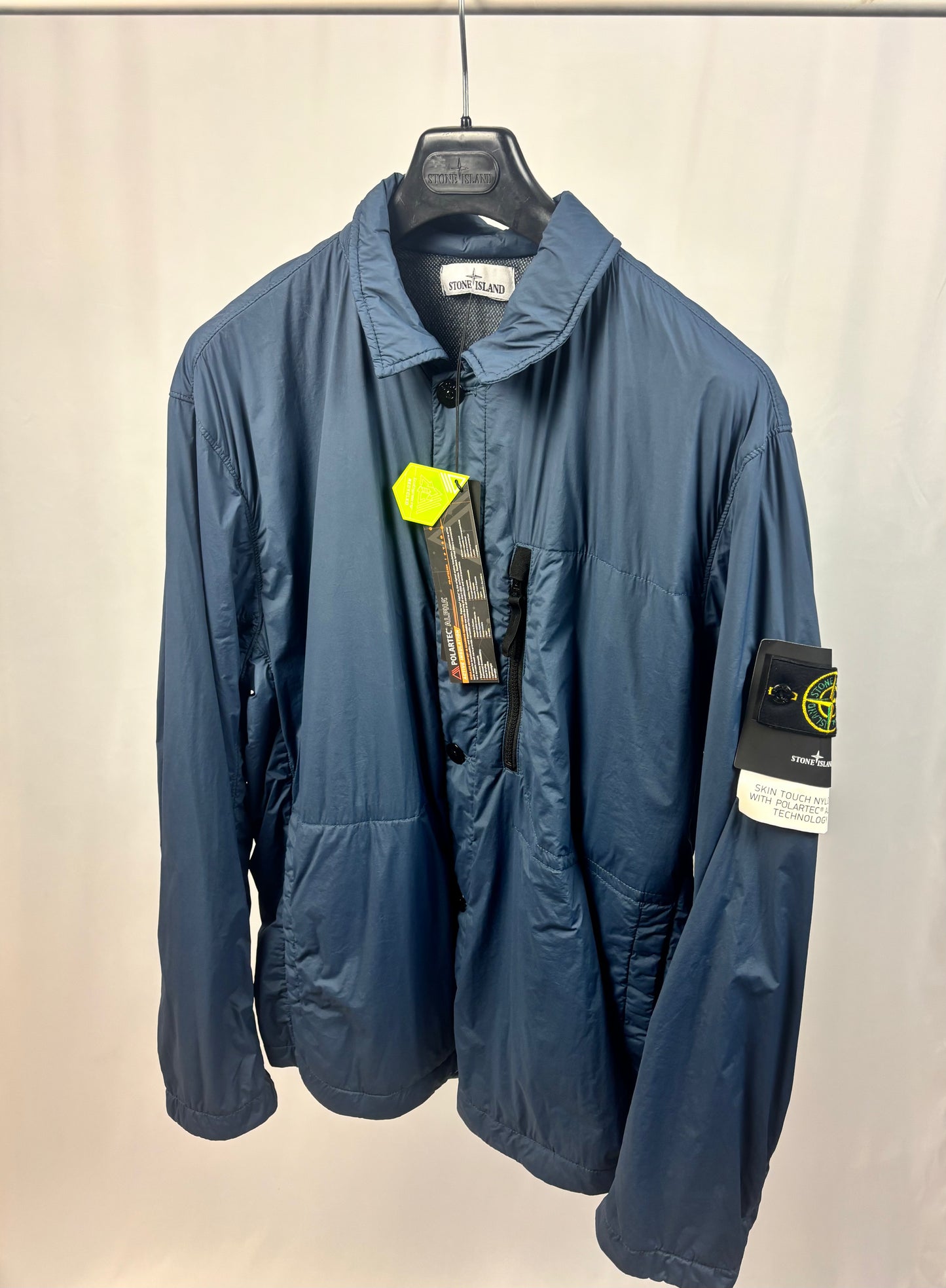 Stone Island Skin Touch Nylon TC With Polartec (Navy)