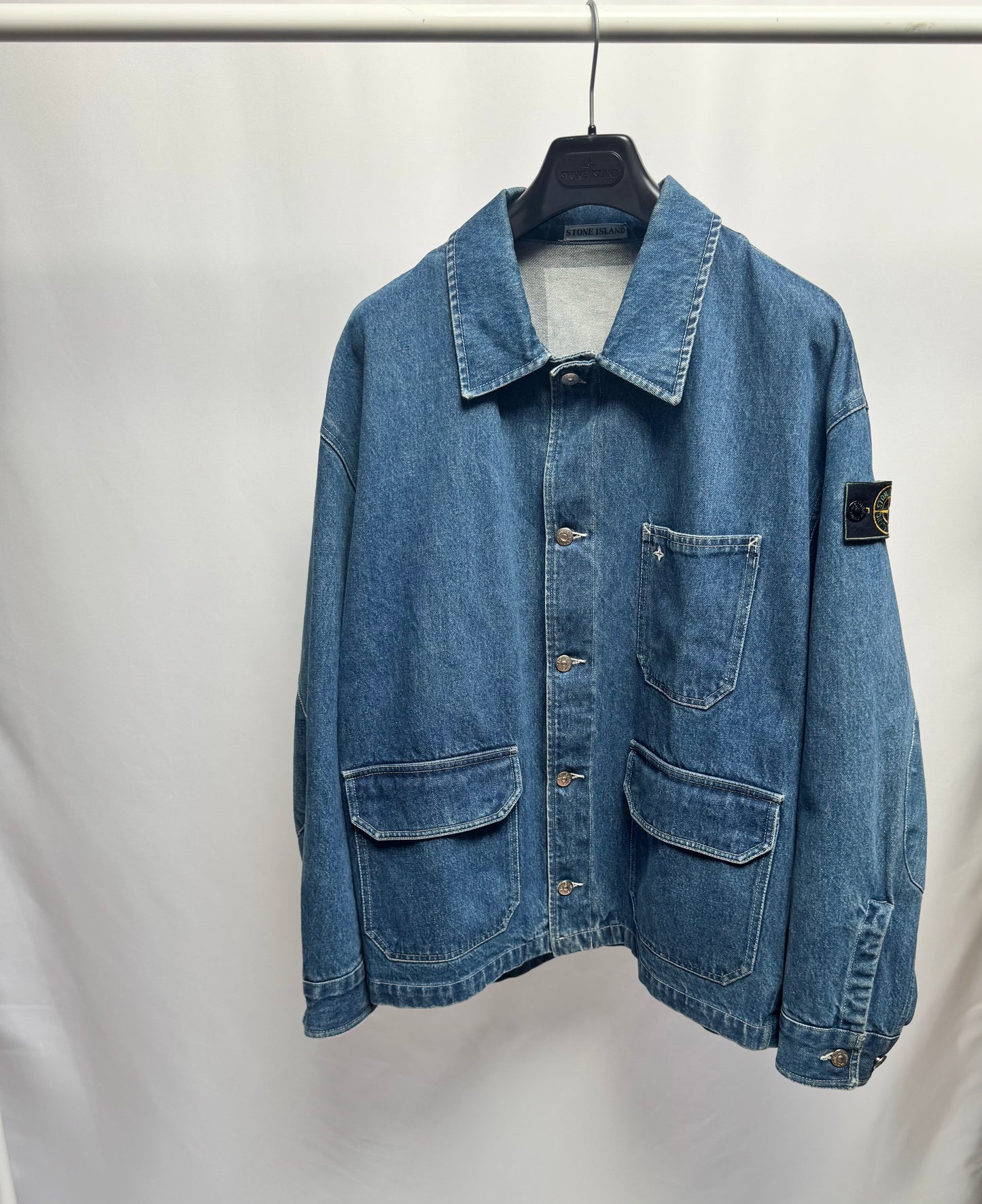 Stone Island Denim Carpenter Jacket 1986-87 (Blue)