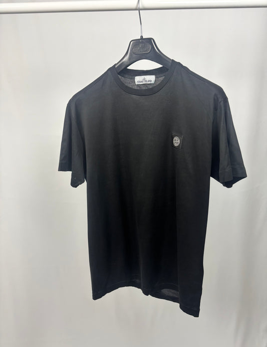 Stone Island Patch Logo T-Shirt (Black)