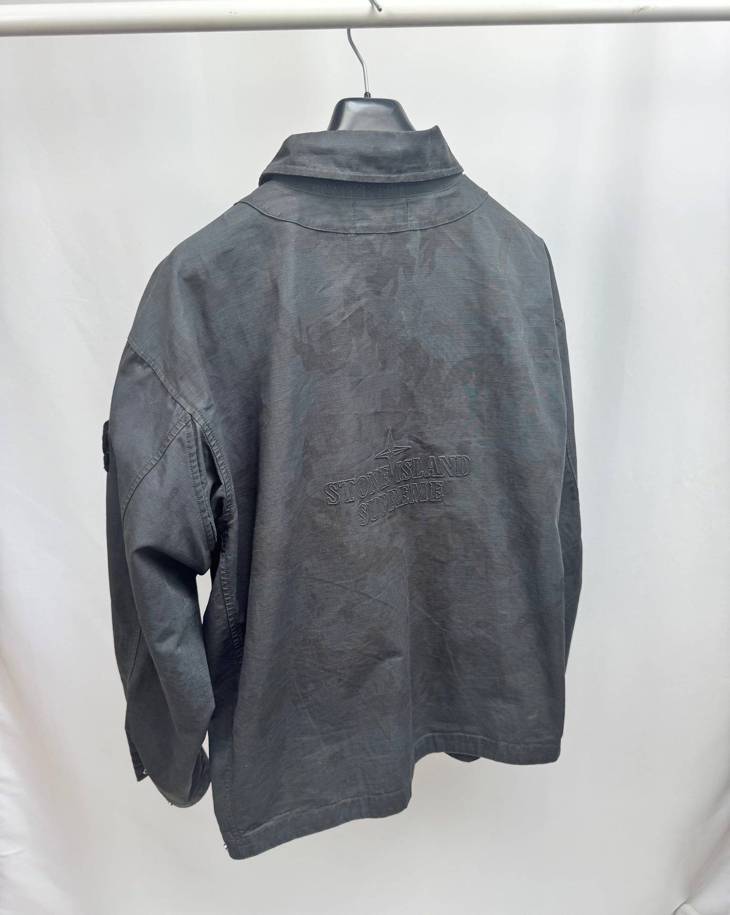 Stone Island X Supreme Cotton Ripstop Jacket Camouflage (Camo)