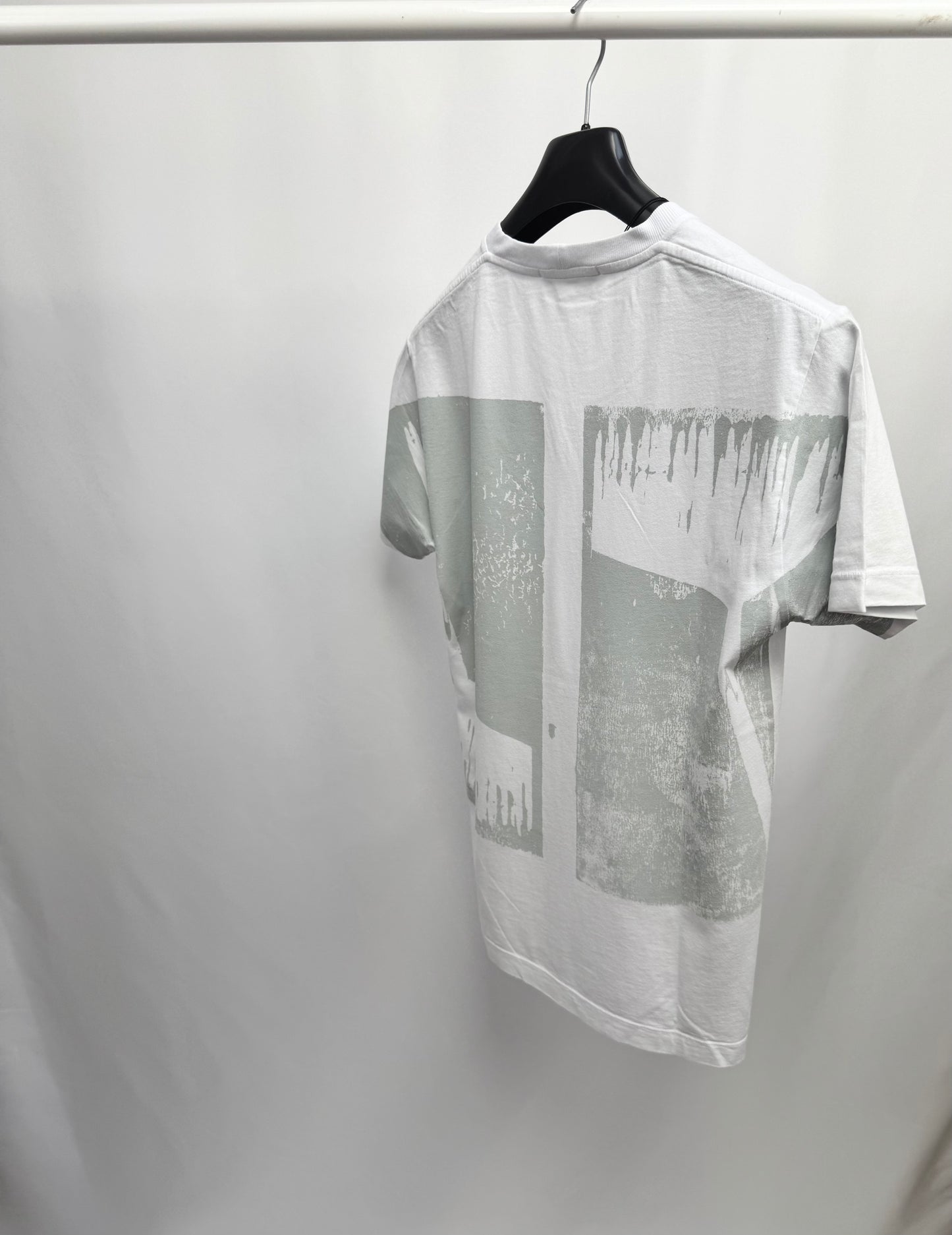 Stone Island Xilographia Back Print T-Shirt (White)