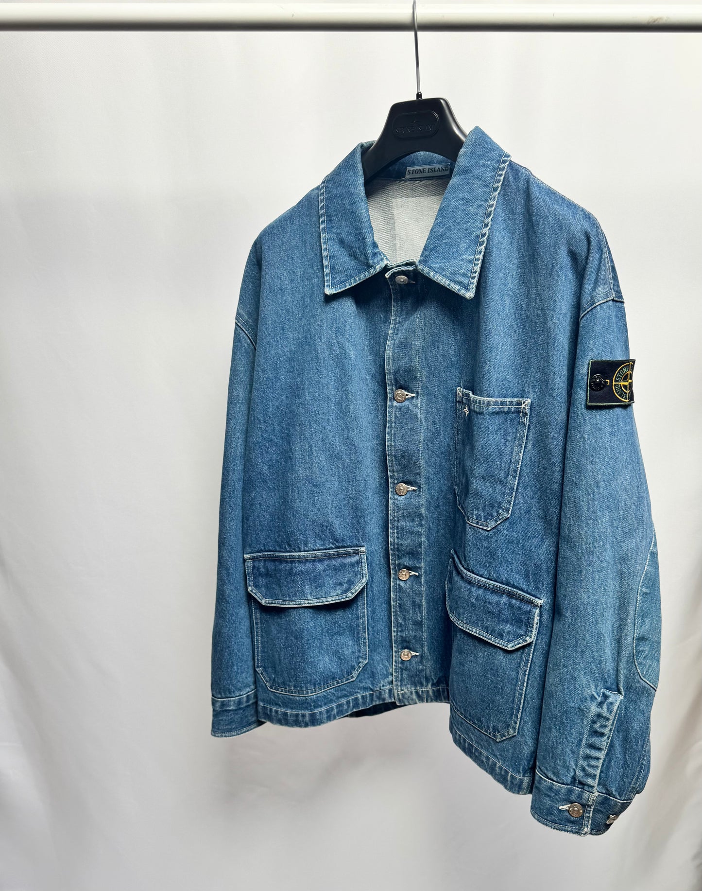 Stone Island Denim Carpenter Jacket 1986-87 (Blue)
