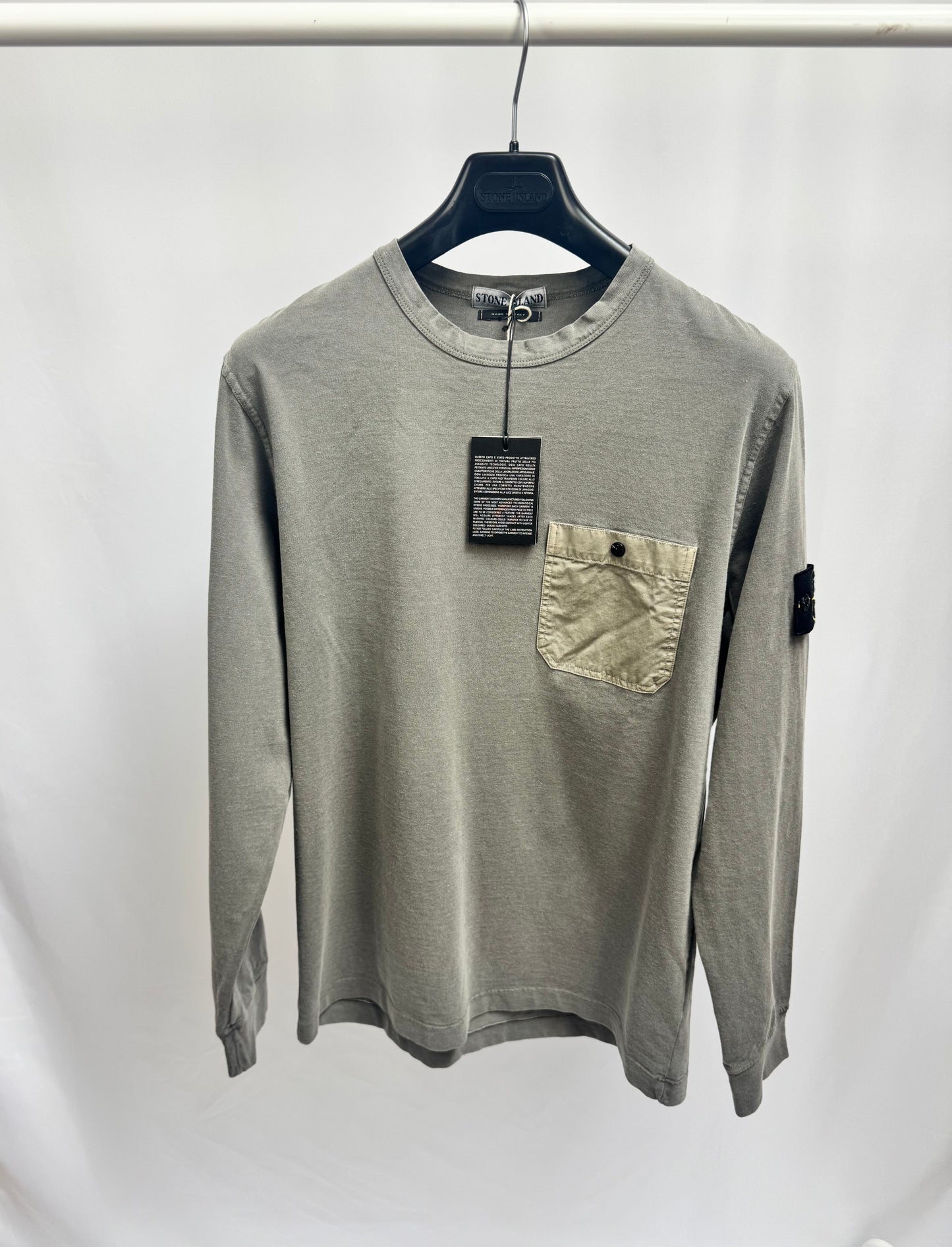Stone Island Chest Pocket Sweatshirt (Sand)