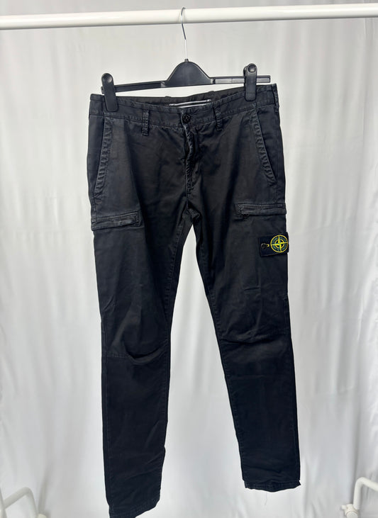 Stone Island Old Dye Cargo Pants (Black)