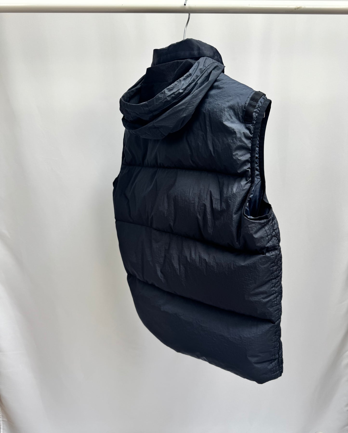 Stone Island Garment Dyed Crinkle Reps R-NY Down Gilet (Navy)