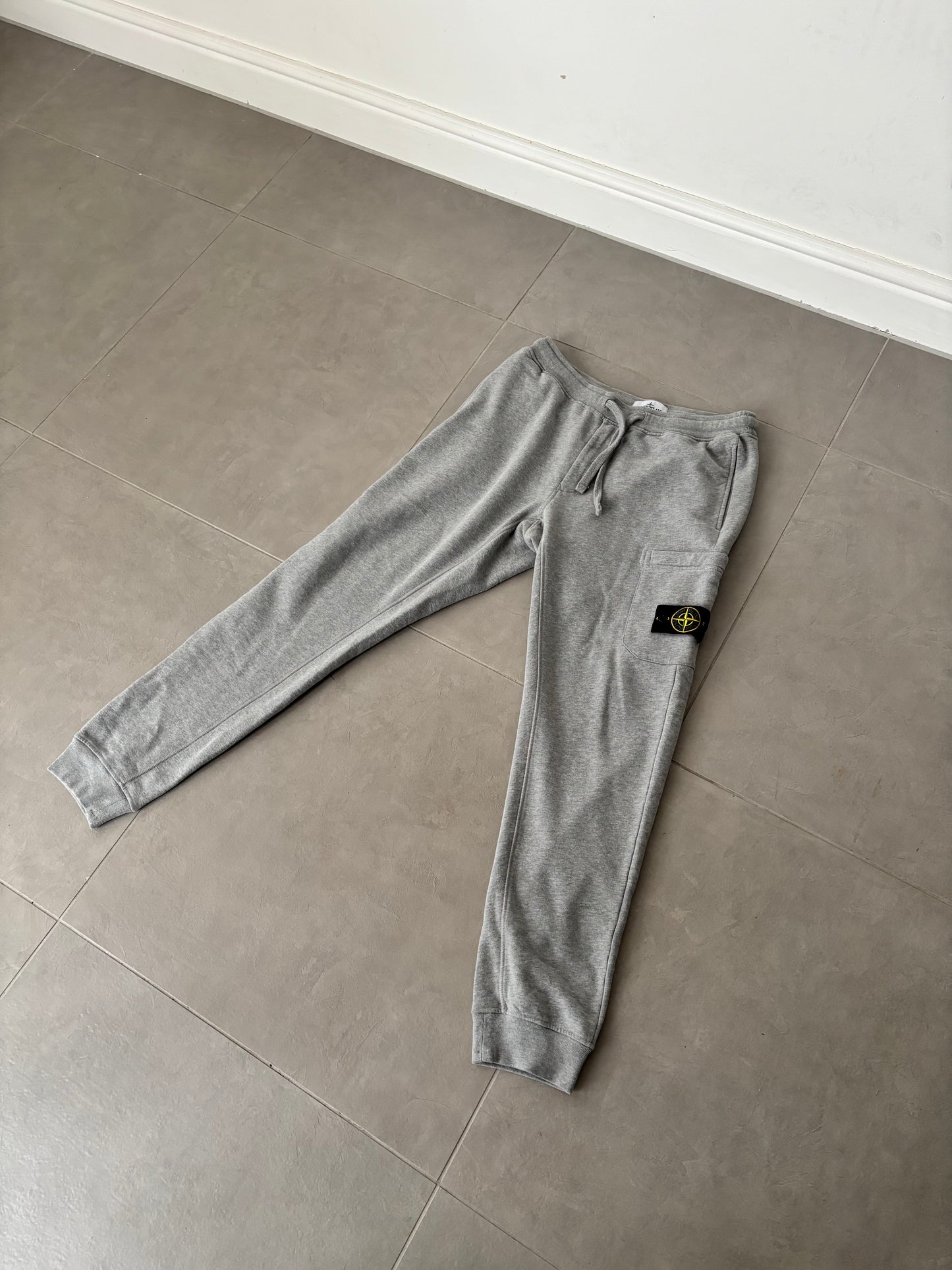 Stone Island Garment Dyed Pocket Sweatpants (Grey)