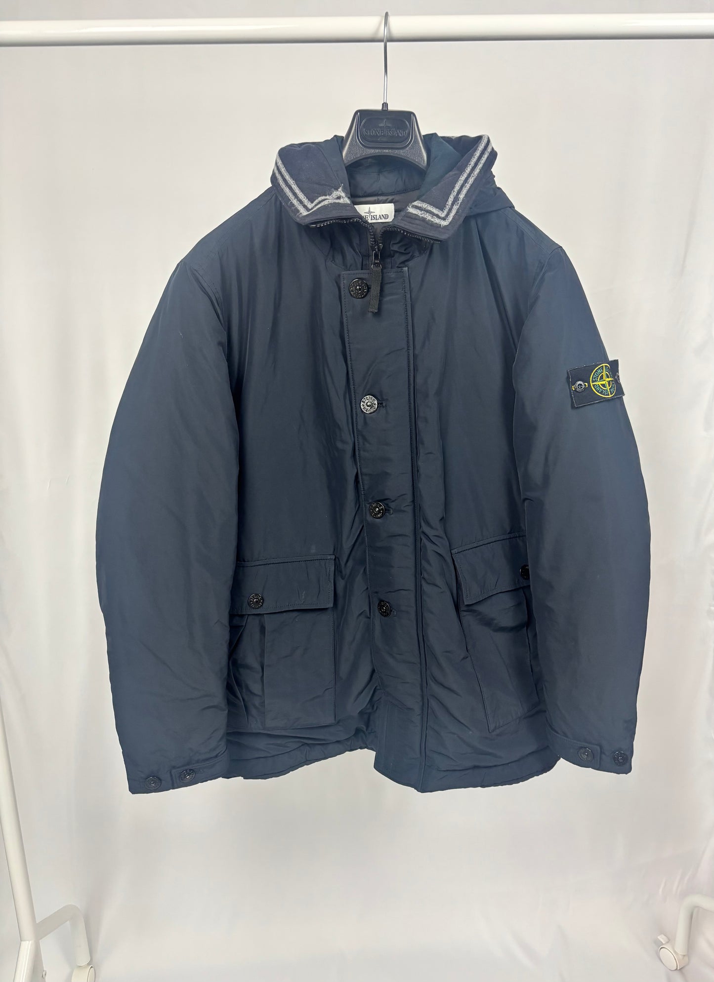 Stone Island Micro Reps With Primaloft Insulation (Navy)