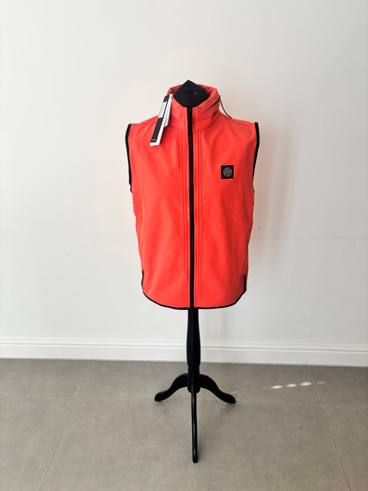 Stone Island Soft Shell-R Vest (Orange)