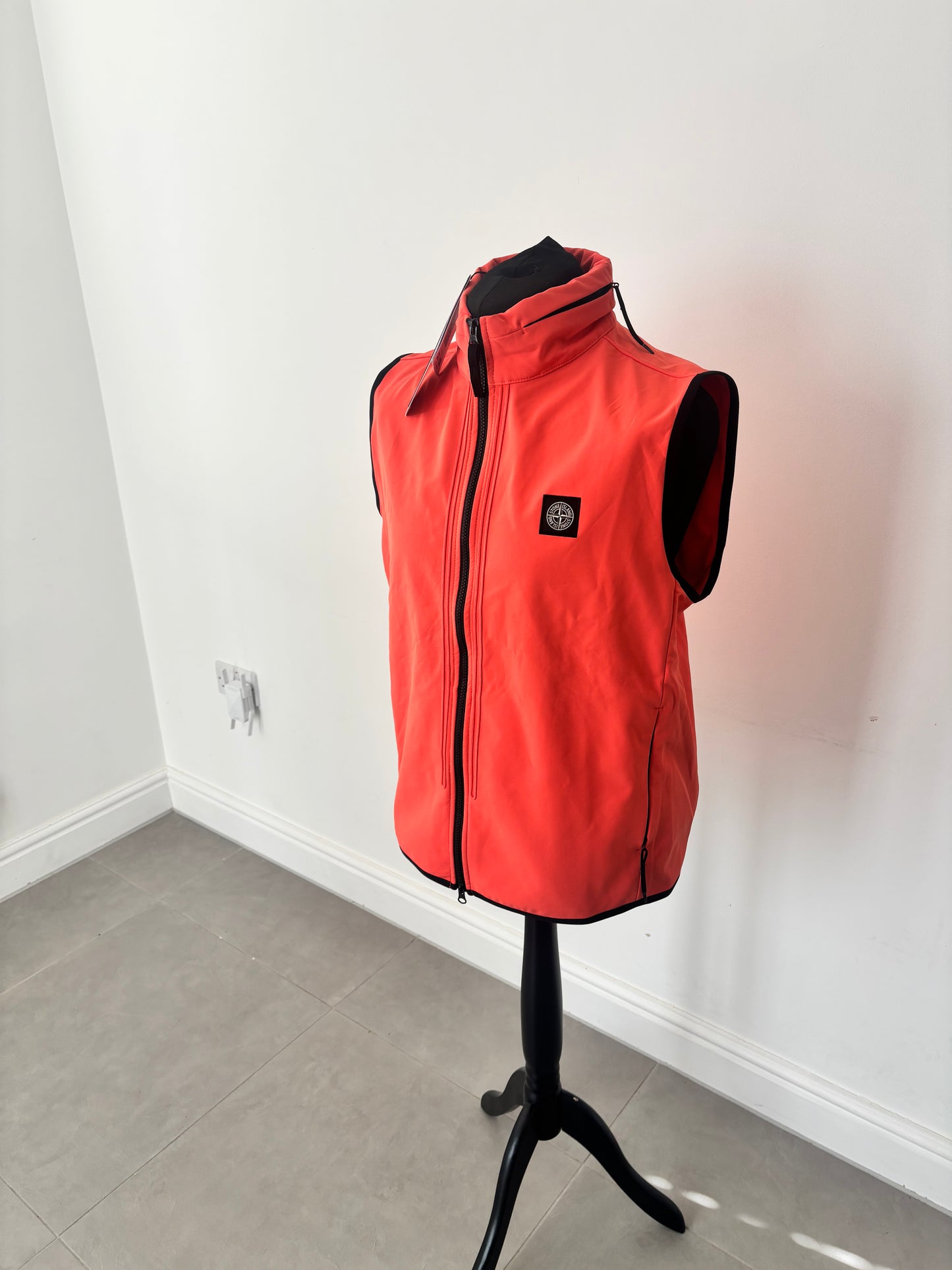 Stone Island Soft Shell-R Vest (Orange)