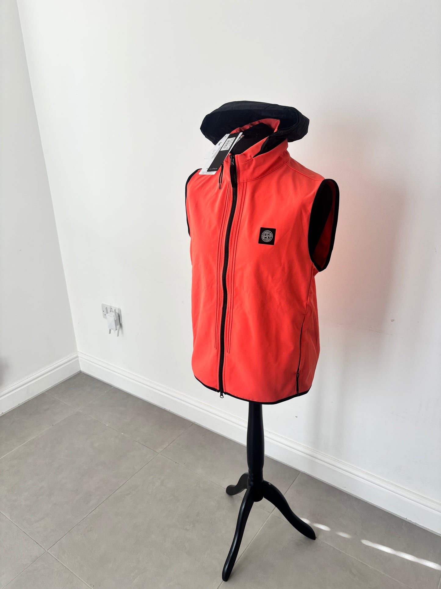 Stone Island Soft Shell-R Vest (Orange)