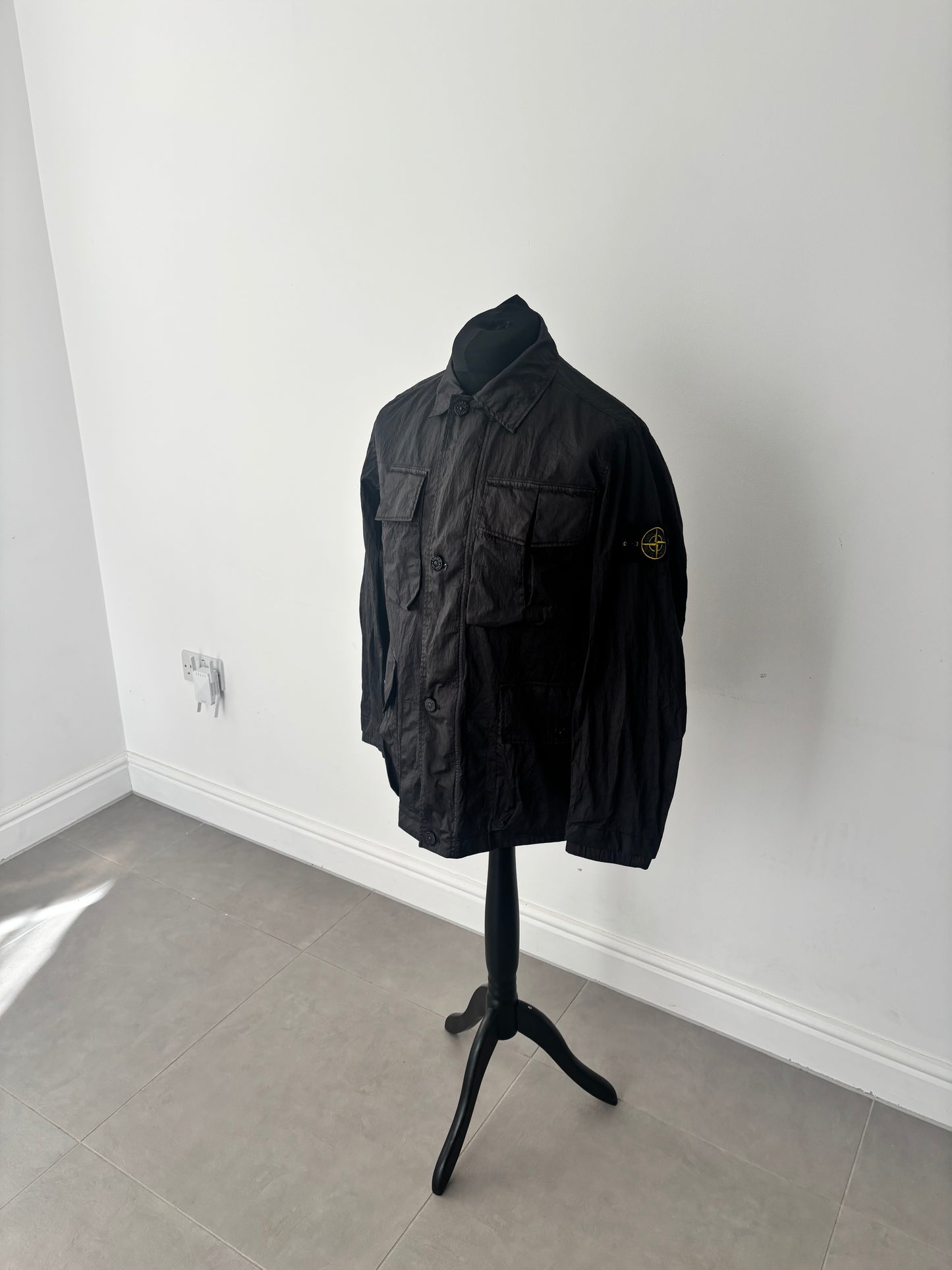 Stone Island Nylon Metal Watro-TC In Econly Regenerated Nylon (Black)