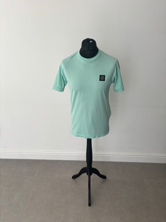 Stone Island Patch Logo T-Shirt (Light Blue)