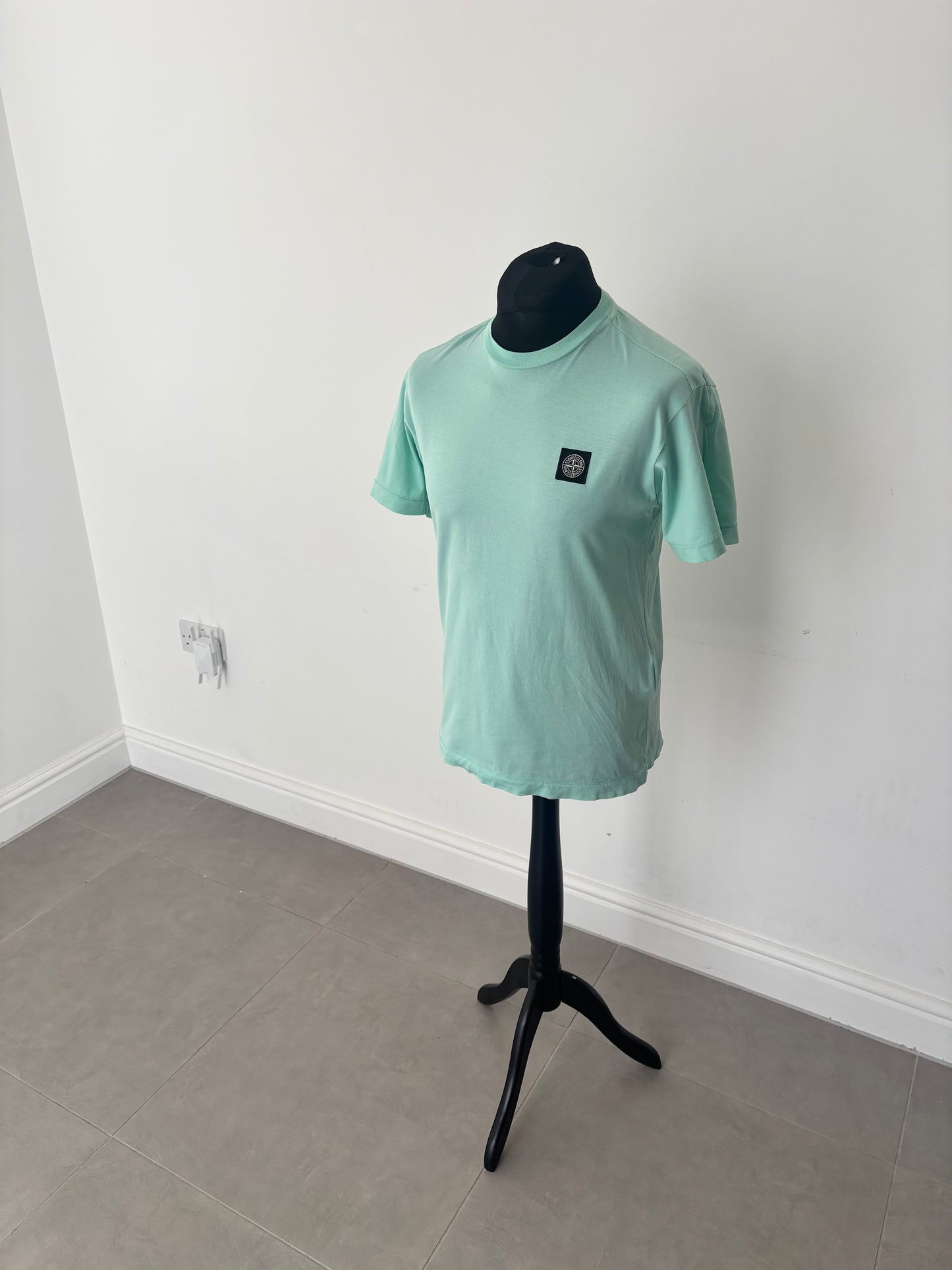 Stone Island Patch Logo T-Shirt (Light Blue)