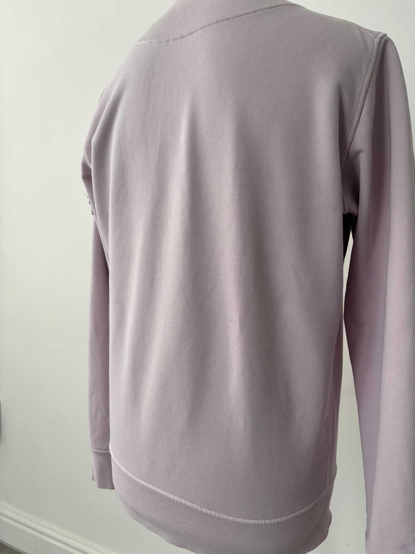 Stone Island Garment Dyed Crew Neck Sweatshirt (Lilac)