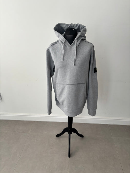 Stone Island Popover Hoodie (Grey)